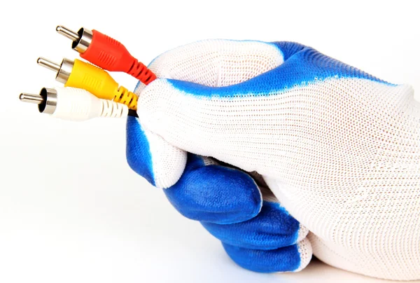 elinde renkli fişler.