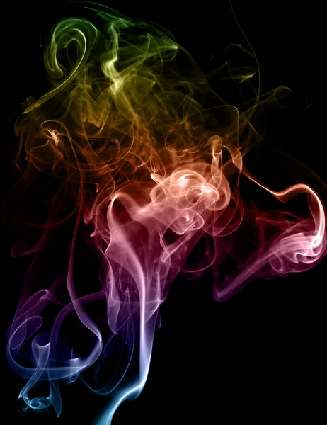 Цветной дым. — стоковое фото