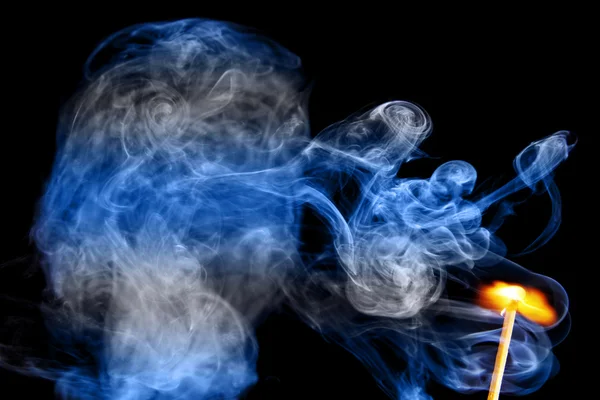 Fire and smoke color — Stock Photo, Image