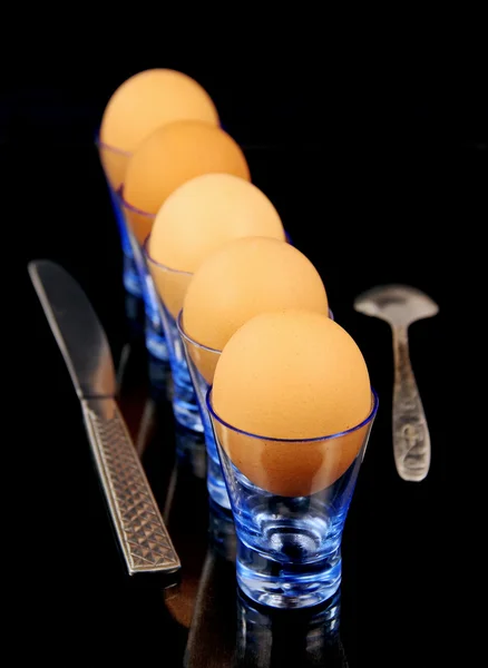 Vařená vejce. — Stock fotografie