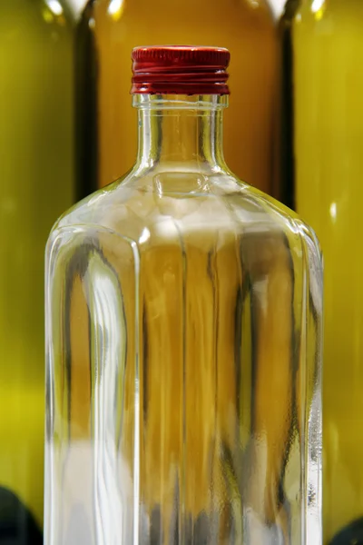 Botellas de vino vacías . — Foto de Stock