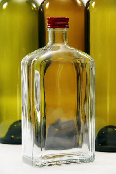 Empty wine bottles. — Stock Photo, Image