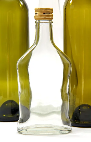 Bottiglie di vino vuote . — Foto Stock