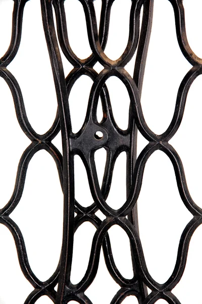 Metalen opengewerkte lattice. — Stockfoto