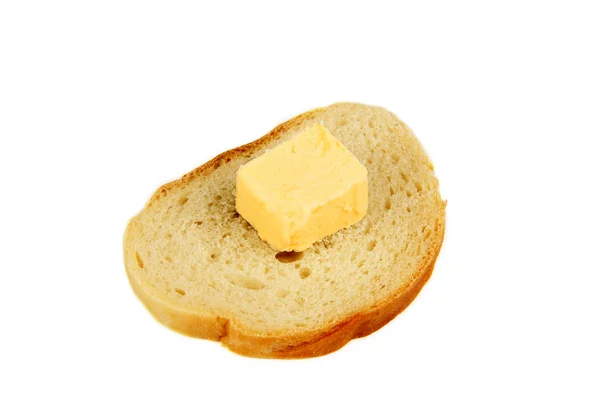 Sandwich met boter. — Stockfoto