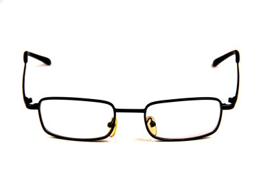 gözlük temiz lensler ile.