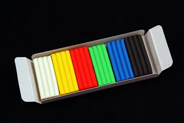 Color children's plasticine. — Stock Photo, Image