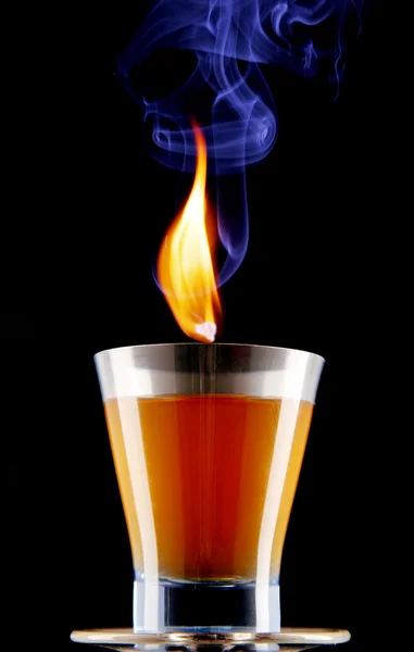 Burning alcohol. — Zdjęcie stockowe