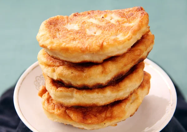 Pancakes on a platter. — Stock Photo, Image