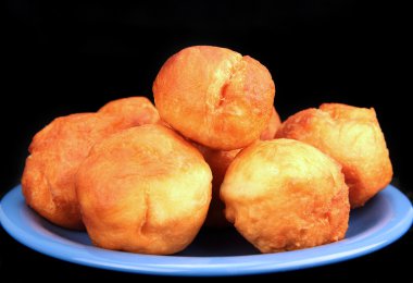 yuvarlak ev pişmiş çörekler.