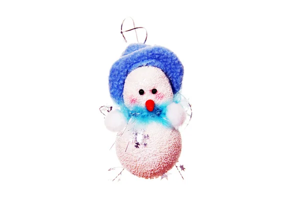 Christmas Toy Snowman. — Stock Photo, Image