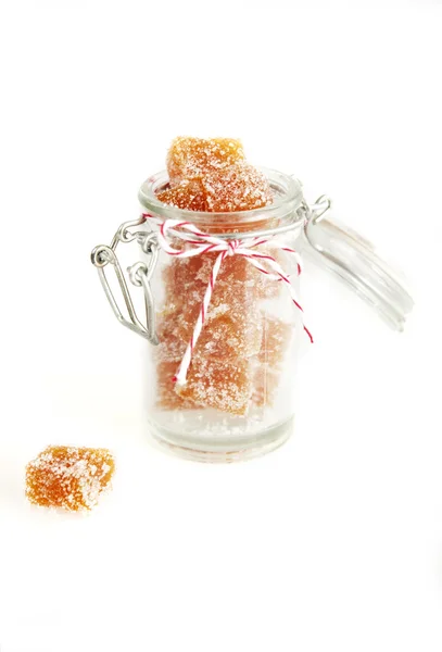 Homemade fruit candy as a gift for Christmas — Stock Photo, Image