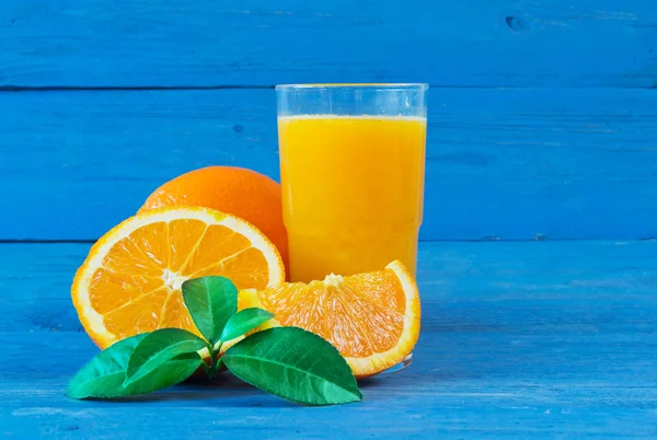 Glas Orangensaft — Stockfoto