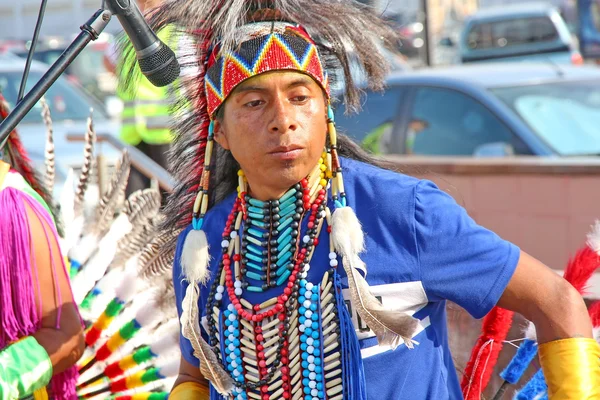 Native american indiska tribal grupp — Stockfoto