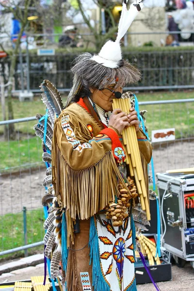 Native American Indian tribal group — Stock Photo, Image