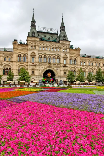 Çiçek Festivali, Moskova Kızıl Meydan — Stok fotoğraf