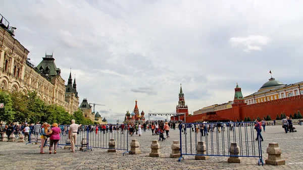 Plac Czerwony w Moskwie, Rosja — Zdjęcie stockowe