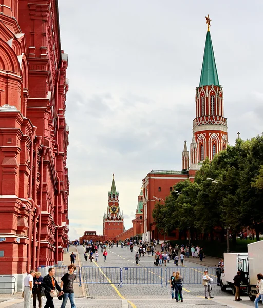 Plac Czerwony w Moskwie, Rosja — Zdjęcie stockowe