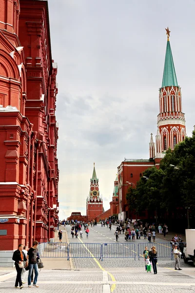 Η Κόκκινη πλατεία στη Μόσχα, Ρωσία — Φωτογραφία Αρχείου