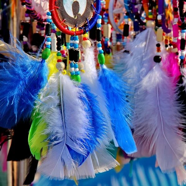 Colorful dreamcatchers — Stock Photo, Image