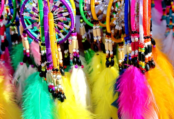 Colorful dreamcatchers — Stock Photo, Image