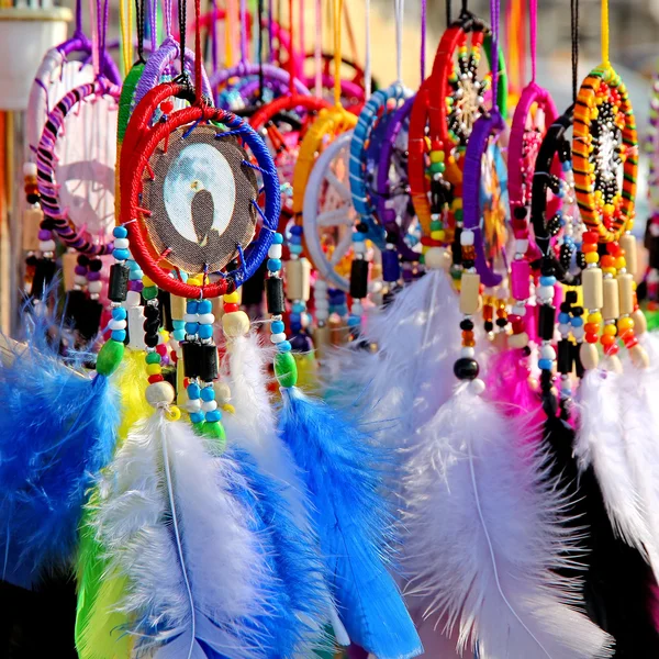 Colorful dreamcatchers — Stock Photo, Image