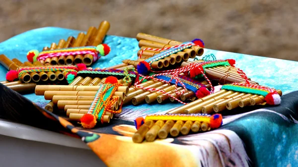 Colorful flutes — Stock Photo, Image