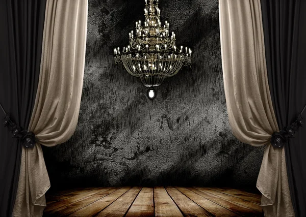 Chandelier Black Background Stock Photos Royalty Free Images Depositphotos Chandelier Black Background Stock, Black And White Chandelier Curtains Taiwan