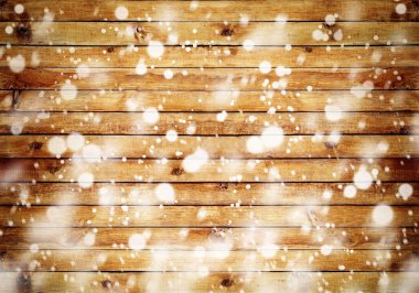 kahverengi ahşap dokulu beyaz kar ve.