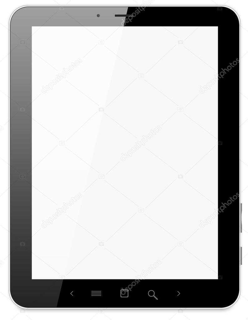 Black abstract tablet pc