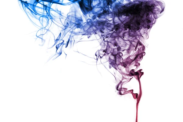 Abstract color smoke swirls — Stock Photo, Image