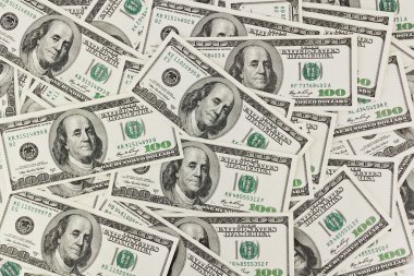 para Amerikan yüz dolar faturaları