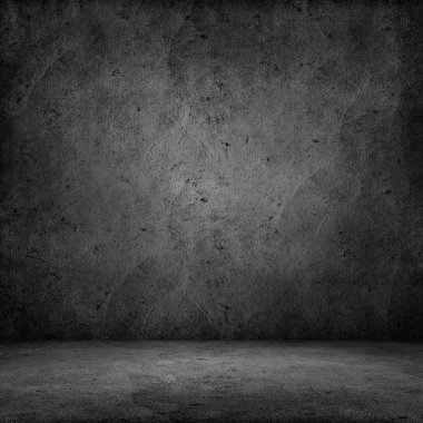 döşeme zemin ve duvar arka planı karanlık oda