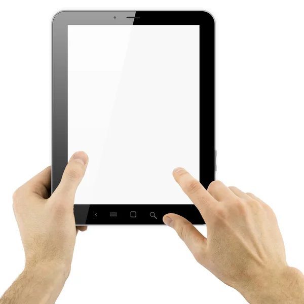 Digitales Tablet in der Hand — Stockfoto