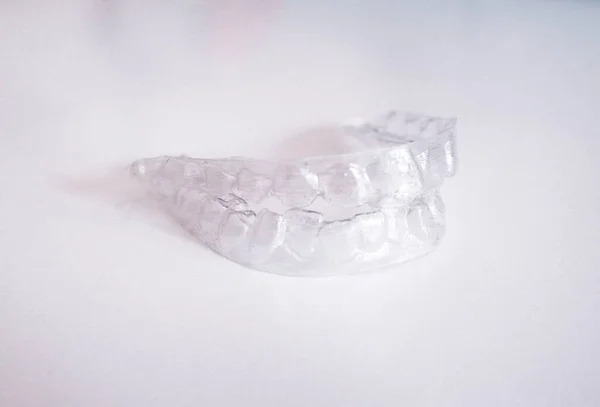 Vyčistit Zarovnání Narovnat Zuby Pro Dospělé Teenagery — Stock fotografie