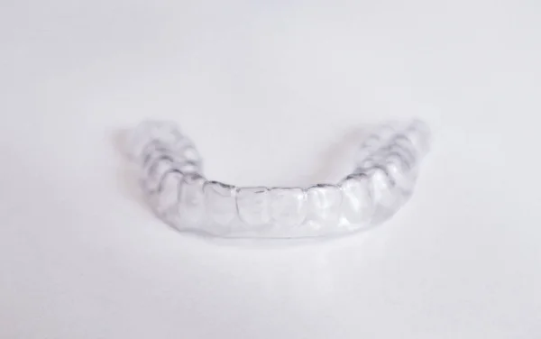Clear Aligners Straighten Teeth Adults Teenagers — Stock Photo, Image