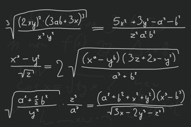 Matematik yazı tahtası