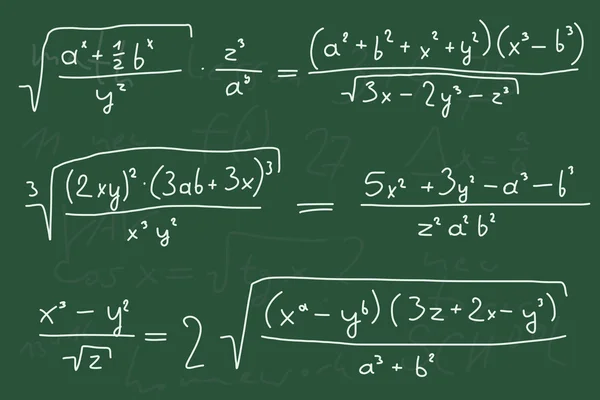 Mathematik — Stockvektor