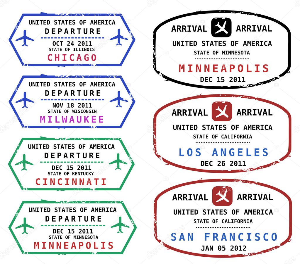 Travel stamps