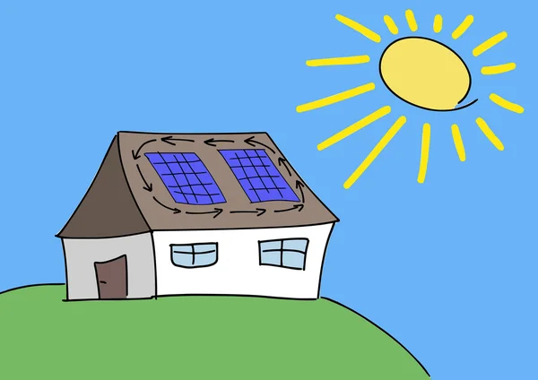 Energia słoneczna — Wektor stockowy