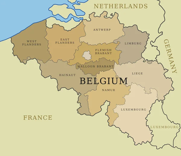 België — Stockvector