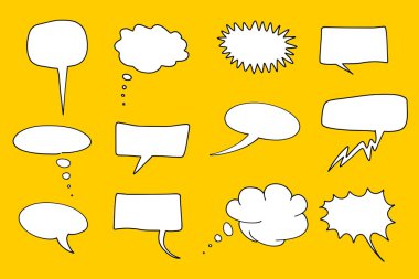 karikatür konuşma balonu