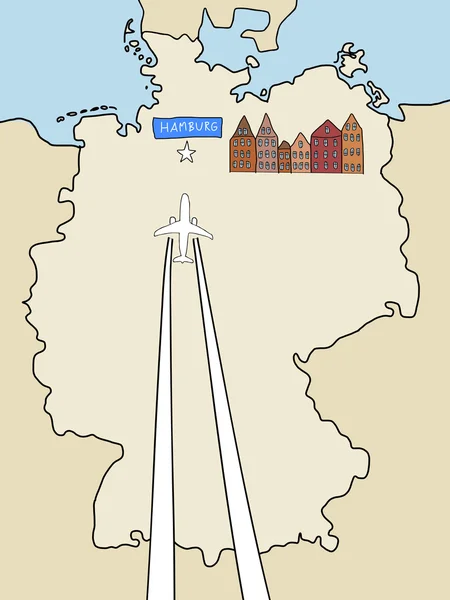 Hambourg — Image vectorielle
