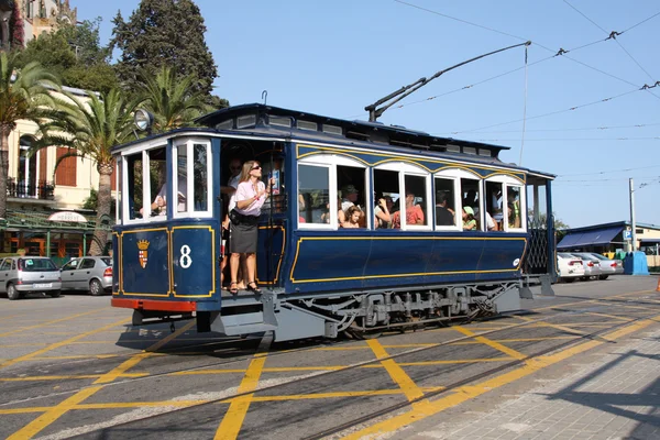 Tibidabo tram — Stock Photo, Image