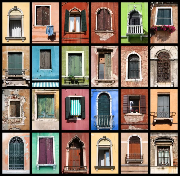 Kleurrijke windows — Stockfoto