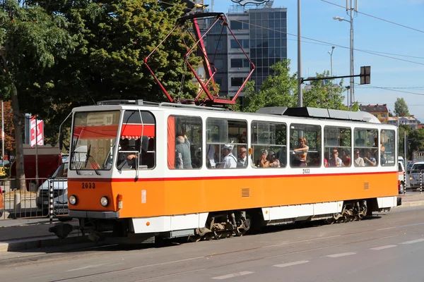 Софійський трамвай — стокове фото