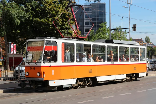 Sofia-Straßenbahn — Stockfoto