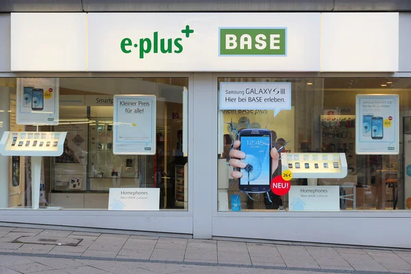 E-Plus Base — Stock Photo, Image