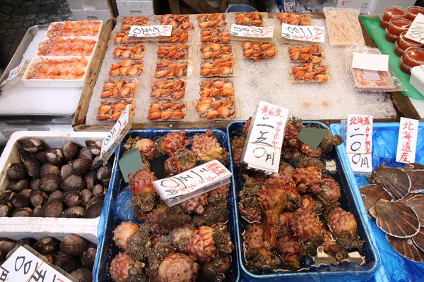 Tenger gyümölcsei piac Japánban — Stock Fotó