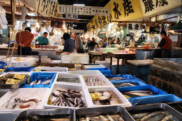 Seafood market, Tokyo — Stock Photo, Image